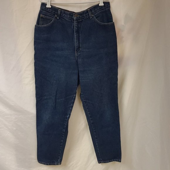 LA Blues Womens 18 Relaxed Fit Tapered High Waist MOM Denim Jeans 34x30 - Picture 3 of 8